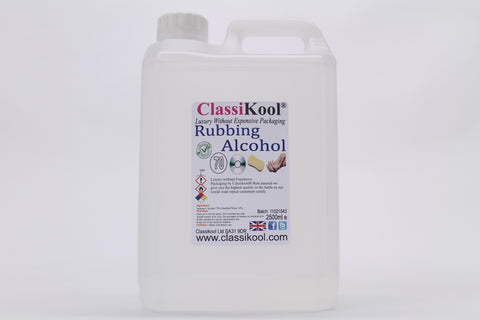 Classikool 2 x 2.5L Rubbing Alcohol: 70% Pure Isopropyl + 30% Pure Distilled Water
