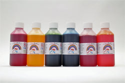 Classikool 6 x 250ml Professional Slush Syrup with 78 Flavour & 8 Colour Choices