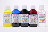 Classikool Food Colouring Sets of 4: Gel, Droplet, Neon & Paste + Free Edible Glue