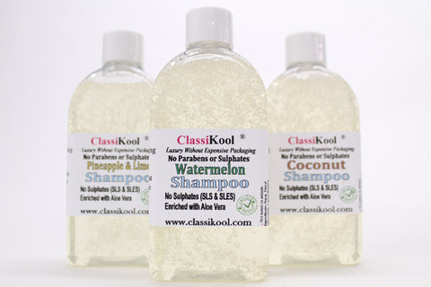 Classikool Organic Shampoo: 13 Luxury Fragrance Choices