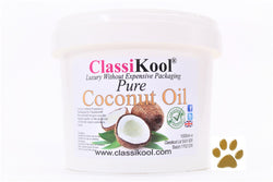 Classikool Coconut Oil for Dogs: 1000ml Food Grade for Natural Coat & Skin Care