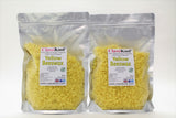Classikool White & Yellow Beeswax Pellets for Candles, Soap, Balms, Polish and More