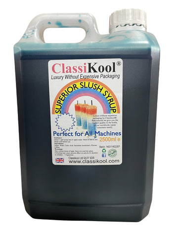 Classikool 2.5 Litre (2500ml) Professional Slush Syrup: Choose Colour & Flavour