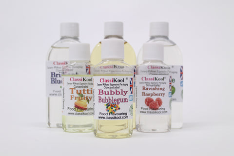 Classikool 250ml Concentrated Food Flavouring Maximum Strength & Professional: 99+ Flavours