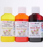 Classikool [100ml Neon Gel Food Colouring] Sugarpaste Icing Dye: Any 1, 3, 5 or 7