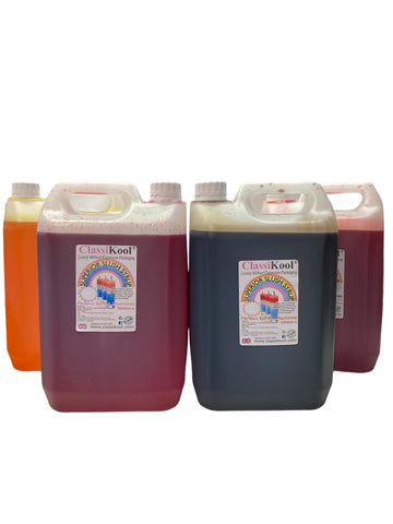 Classikool 4 x 5L (Alcohol Free) Pub Drinks Slush Syrup Set: Concentrated Flavours & Colours
