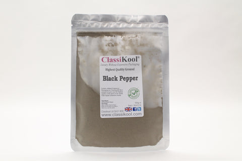 Classikool Ground Black Pepper: Premium Quality, Food Grade Cooking Spice & Catering