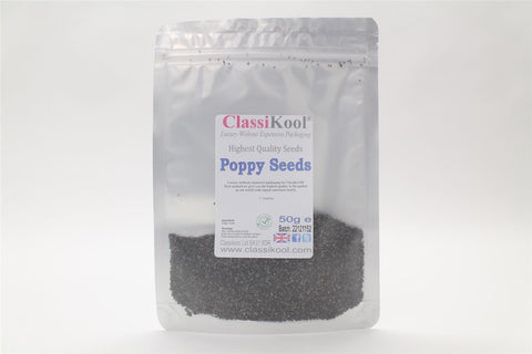 Classikool Poppy Seeds: High Quality Edible Seeds For Cooking, Pastries & Baking