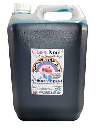 Classikool 5 Litre Professional Slush Puppy Syrup [26 Choices] with Festive Flavours