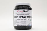 Classikool Activated Charcoal & Aloe Face Pull Detox Skin Care with Tea Tree Oil