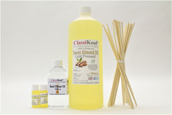 Classikool Aromatherapy Kits: Essential & Carrier Oils with Reed Diffuser Gear