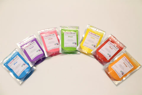 Classikool Bath Bomb Colouring Powder for Homemade DIY Use: 7 Colour Choices