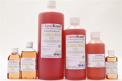 Classikool St John's Wort Carrier Oil: Sunflower Oil Infused for Natural Massage