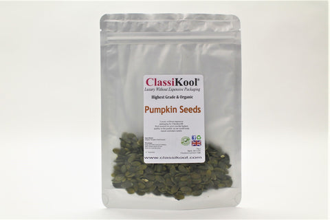Classikool Organic Pumpkin Seeds for Natural Gluten Free Vegan Snacking & Baking